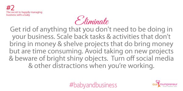 #babyandbusiness Eliminate
